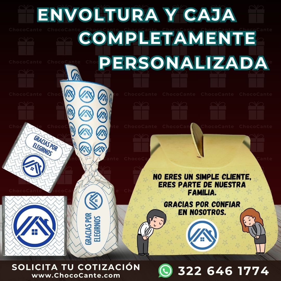 Caja y chocolate Corporativo en Colombia